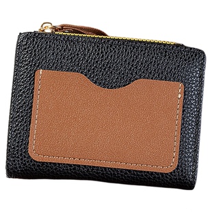 小巧钱包女短款二折叠多功能大容量钱夹简约多卡位卡包零钱包一体