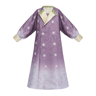 笛莎官方童装男童圆领袍春季新款大童男孩儿童洋气国风长袍外套