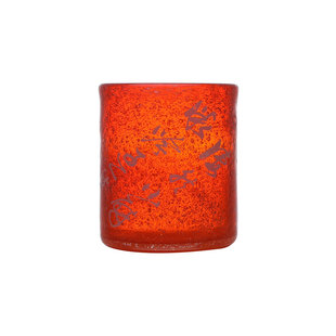 红胜火酒杯 中古vintage酒杯老琉璃料1970s水杯饮料杯威士忌杯子