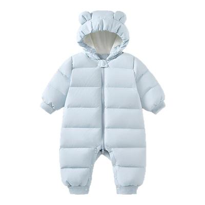 童泰婴儿羽绒连体衣羽绒服哈衣