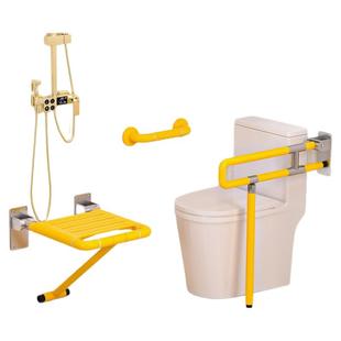 浴室安全扶手套装马桶扶手卫生间无障碍老人专用洗澡椅防滑折叠凳