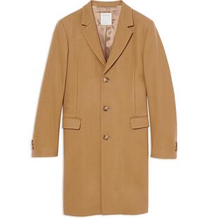 SANDRO Outlets秋冬男装法式时尚休闲大衣风衣英伦毛呢大衣外套