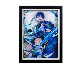 原神动漫手办散兵3d立体画二次元女生生日礼物卧室挂墙装饰画挂画