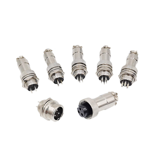 RS765航空插头连接器 2芯 3芯 4芯 5芯 6芯 GX12 M12/12M固定插座