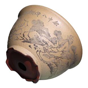 名家收藏精品紫砂花盆吴为民谭华斌饮中八仙小盆景盆栽多肉菖蒲盆