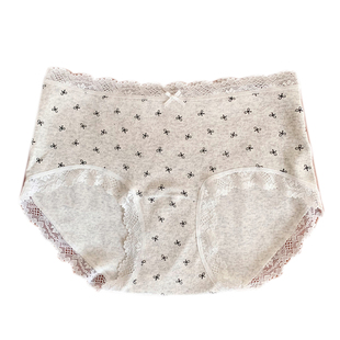 韩系芭蕾~女生2025新款甜美舒适透气柔软蕾丝边纯棉抗菌裆内裤女