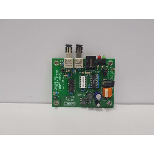 F232C RS232 TO DUPLEX FIBER CONVERSION PCB CARD REV B