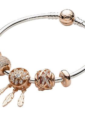 玫瑰金色简约时尚款情人节礼物