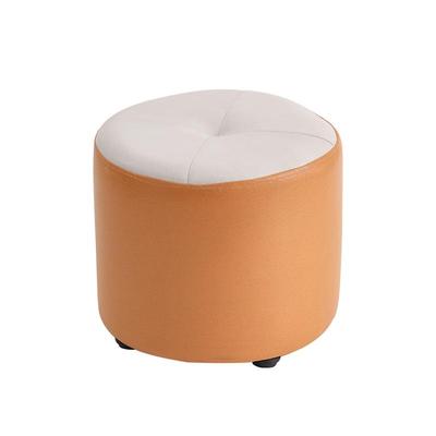 小凳子家用矮凳轻奢高级感皮凳网红客厅茶几沙发圆凳小坐凳换鞋凳