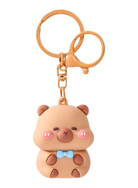 新款创意领结卡皮卡通挂件可爱