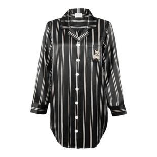 BEAST野兽派日进斗金小奶狗真丝睡衣衬衫裙睡裙生日情人节礼物