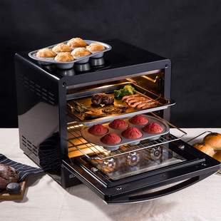 E38HC电烤箱风炉家用小型多功能全自动大容量 ATO ACA 北美电器