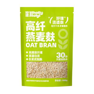 好哩!纯燕麦麸皮冲饮500g×1袋
