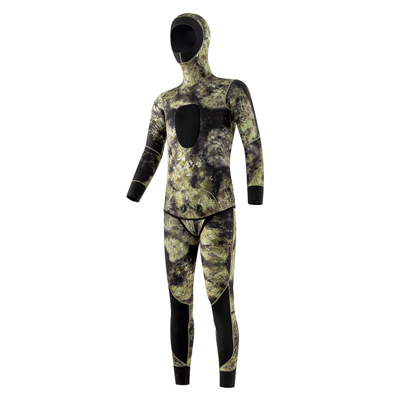 5mm潜水服分体保暖防刮潜水服