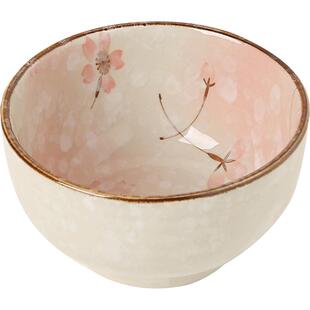 中国风樱花盘子碗家用单个饭碗菜盘陶瓷碗筷碗碟套装中式餐具组合