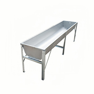 不锈钢牛羊马驴食槽料槽电加热恒温自动饮水槽畜牧养殖设备可定制