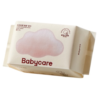 babycare面膜级柔巾干湿两用80抽