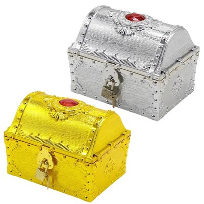 儿童玩具海盗寻宝藏箱塑料大号