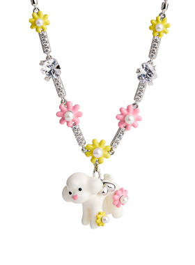 FWISH飞未夕奶白泰迪项链