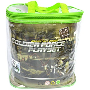 100只小兵人军事对战兵团二战玩具儿童怀旧玩具静态士兵模型套装