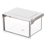 镜柜下抽屉式收纳盒卫生间化妆品收纳神器卸妆棉签口红透明置物架