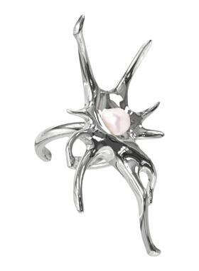 PEARLONA神经元巴洛克珍珠戒指小众设计种地吧陈少熙同款刘忻同款