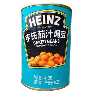415g亨氏茄汁焗豆番茄汁罐头西式早餐沙拉配菜HEINZ BAKED BEANS