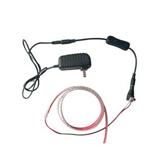 led水下水池鱼缸专用灯带防水户外超亮l灯条低压自粘灯带条带开关