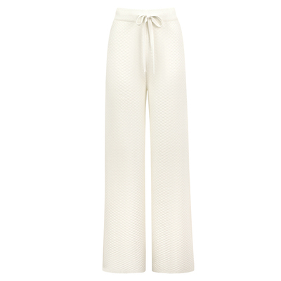 POET WONG【绵绵奶糖裤】软又垂 闭眼入针织裤 显瘦肌理感长裤厚