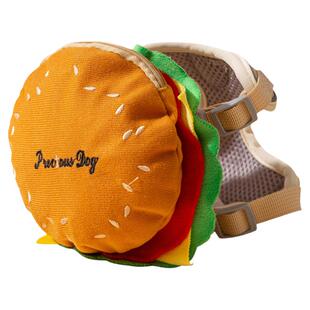 自背包小狗狗牵引绳背心式小型幼犬泰迪比熊博美网红胸背带遛狗绳