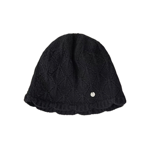 郑佰万 纯羊毛冷帽女冬季保暖包头帽100%wool手工毛线帽子显脸小