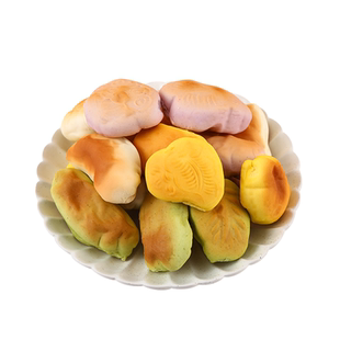 青岛特产糕点王哥庄七巧馒头饽花七夕棋子块手工巧果早餐面食