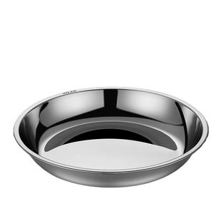 德国316不锈钢盘子凉皮锣锣蒸盘菜盘餐盘烧烤商用食品级小盘碟子