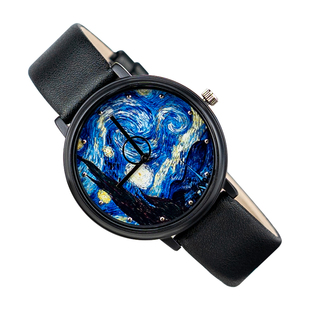 珂紫梵高的星空手表新概念创意个性防水文艺原宿风正品学生手表女