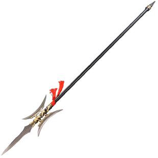 春秋关刀武术青龙偃月刀兵器红缨枪十八般兵吕布方天画戟器未开刃