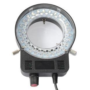 显微镜LED灯环形光源OK65LED中心聚光亮度可调直径65mm视觉补光设备草帽压白光蓝光紫光聚光投光灯