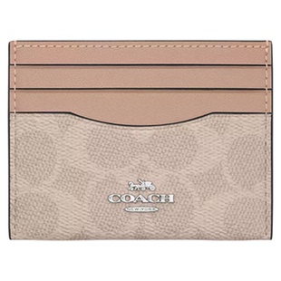 【新年礼物】COACH/蔻驰Skinny卡包迷你拼色女款证件女包