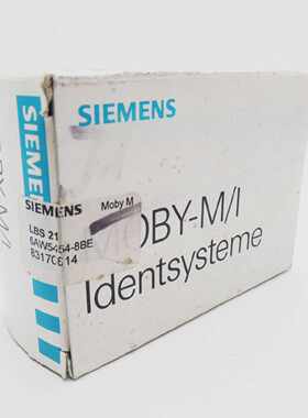 Siemens 6AW5454-8BE 83170814 MOBY M/I Identification Systems