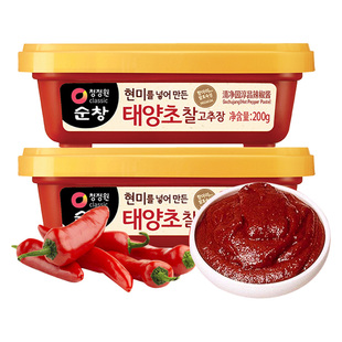 【自营】韩国清净园辣酱进口辣椒酱正宗石锅拌饭酱辣炒年糕甜辣酱