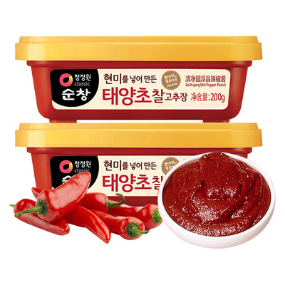 【自营】韩国清净园辣酱进口辣椒酱正宗石锅拌饭酱辣炒年糕甜辣酱
