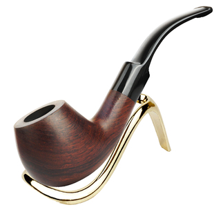 净友实木烟斗男士手工烟锅传统老式全套烟袋锅旱烟斗烟草过滤烟丝