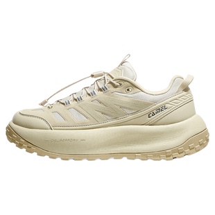 骆驼运动鞋女2025女鞋黑色休闲厚跑步鞋女款底缓震防滑越野徒步鞋