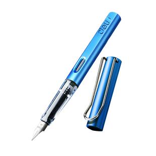 得力钢笔学生专用三年级儿童练字小学生钢笔可换墨囊高颜值四年级男女生初学者钢笔正品官方旗舰店