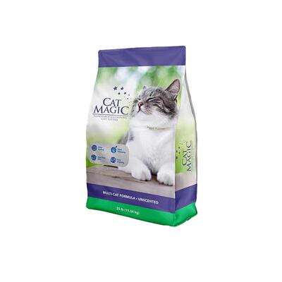 CATMAGIC喵洁客猫砂美国原装进口膨润土钠基矿砂低尘25磅抗菌除臭