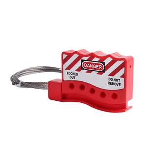 可调节握式缆绳停工锁万用阀门电源手柄绝缘隔离维修安全锁具