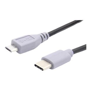 Type-C转Micro USB安卓手机连接MacBook充电数据连接线双OTG对拷