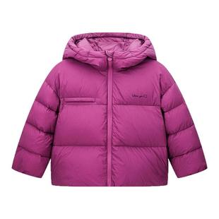 笛莎千与童装女童羽绒服冬季新款儿童宝宝中童加厚短款外套面包服