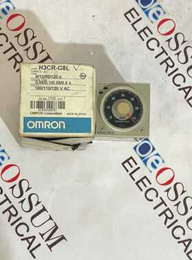 OMRON H3CRG8L ELECTRONIC TIMER TIMING 6S120S VOLTAGE 110VAC