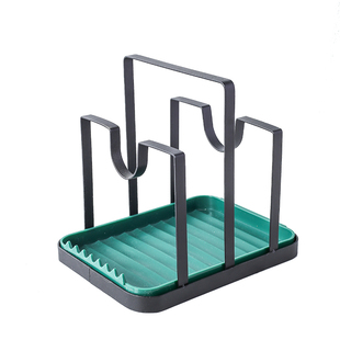 台面锅盖架厨房收纳架餐具厨房用品风干架置物架放厨具架子免打孔