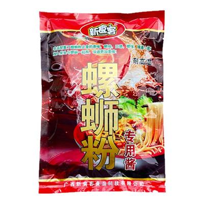新食客螺蛳粉专用酱干捞凉拌炒螺狮粉鸭脚螺丝煲调味料浓商用500g